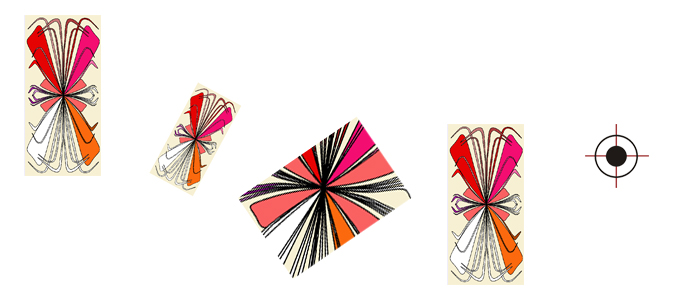 Zoom it out, zoom it in, move it and rotate it - everything you needf to doodle in the tight spots. And when all is lost - touch the target button to bring it right back to center stage!